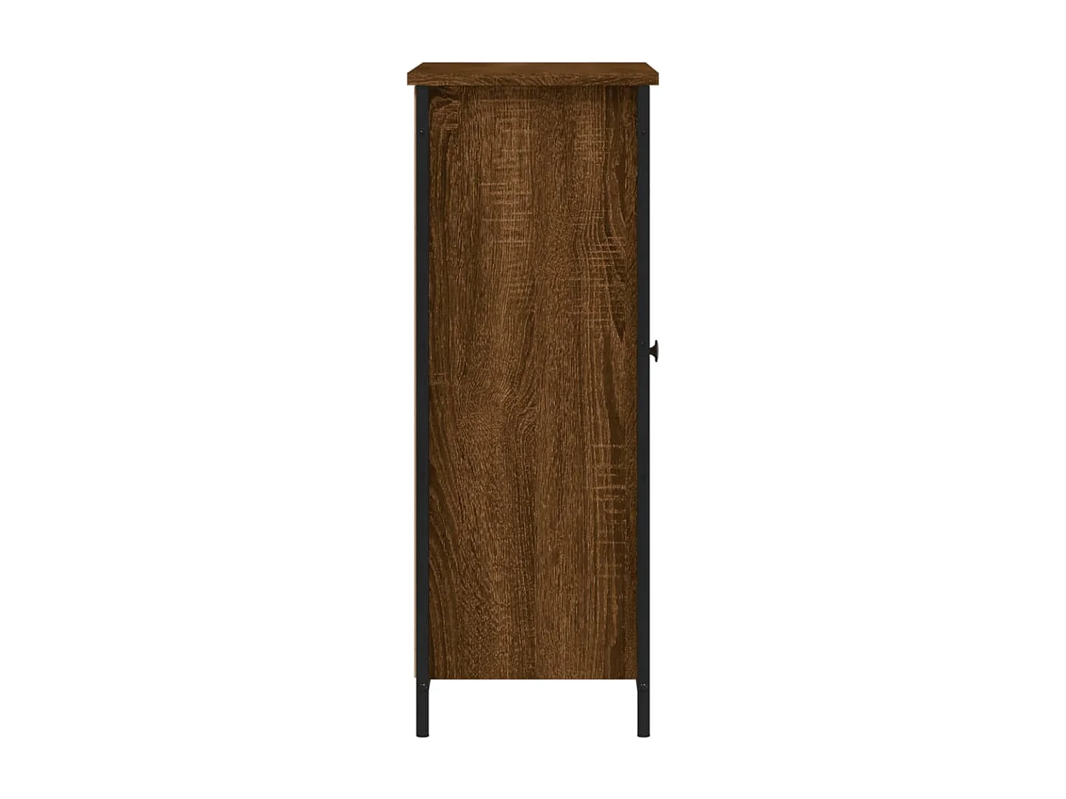 Buffet chêne marron 70x30x80 cm bois d'ingénierie