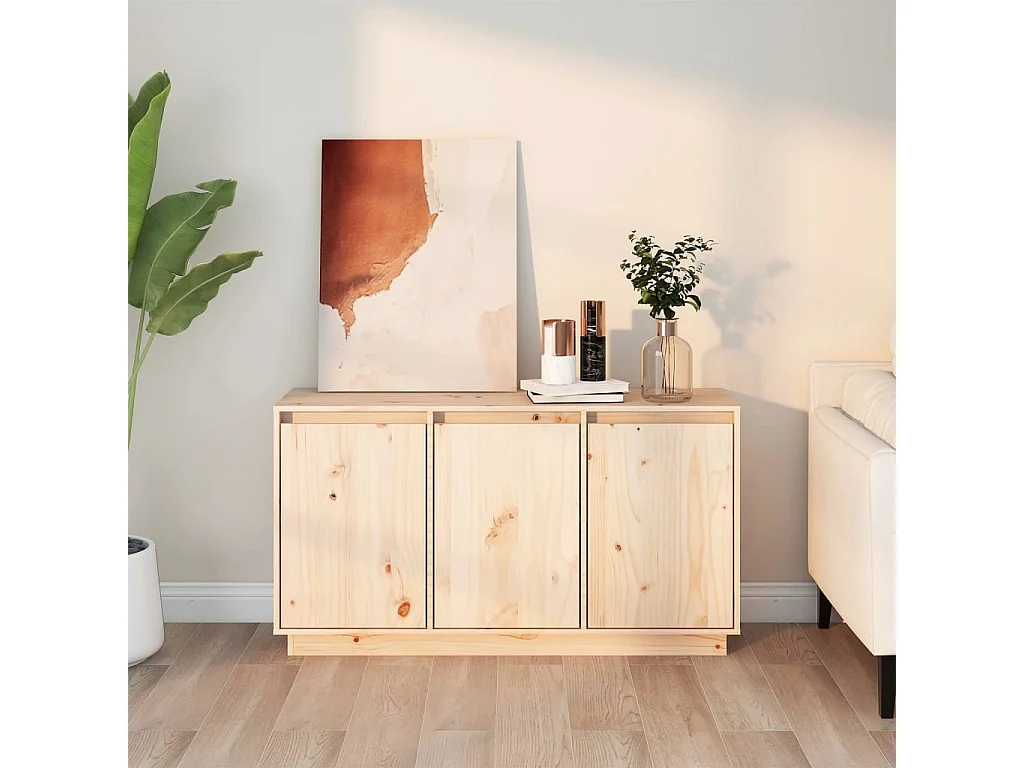 Buffet 111x34x60 cm Bois massif de pin