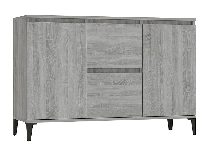 Buffet Sonoma gris 104x35x70 cm Bois d'ingénierie