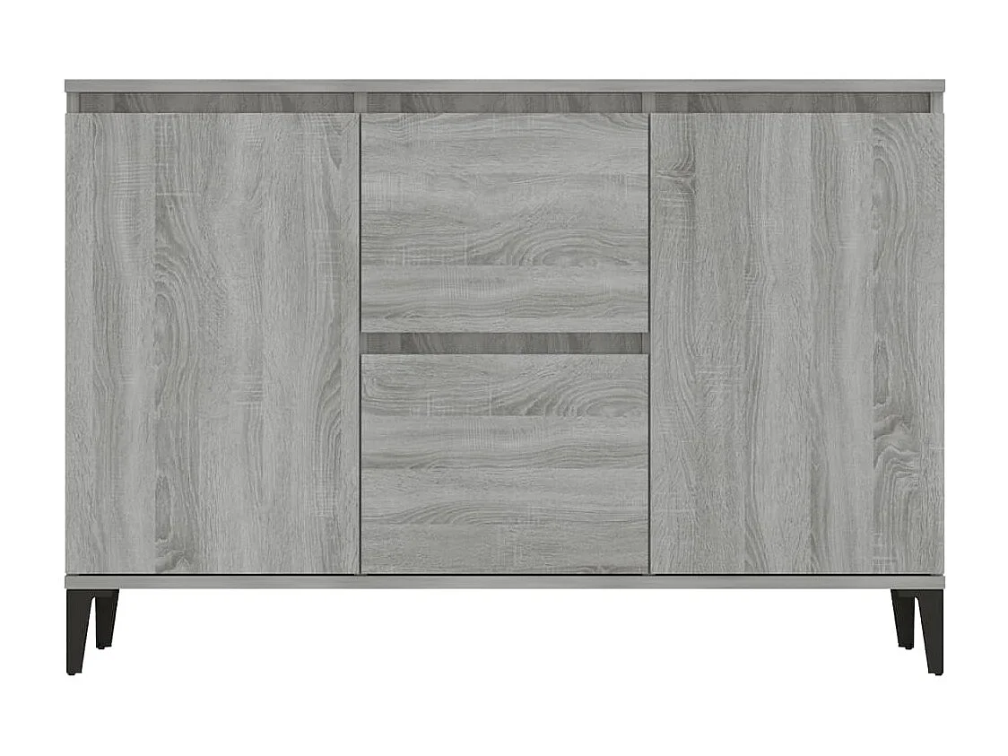 Buffet Sonoma gris 104x35x70 cm Bois d'ingénierie