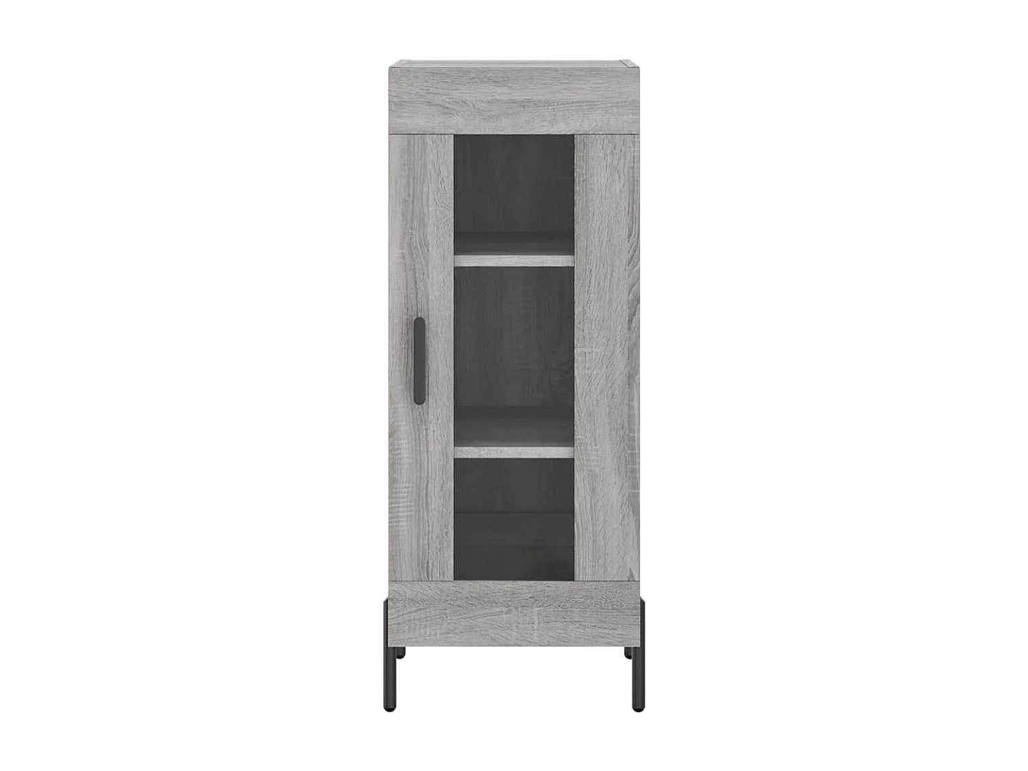 Buffet haut Sonoma gris 34,5x34x180 cm Bois d'ingénierie