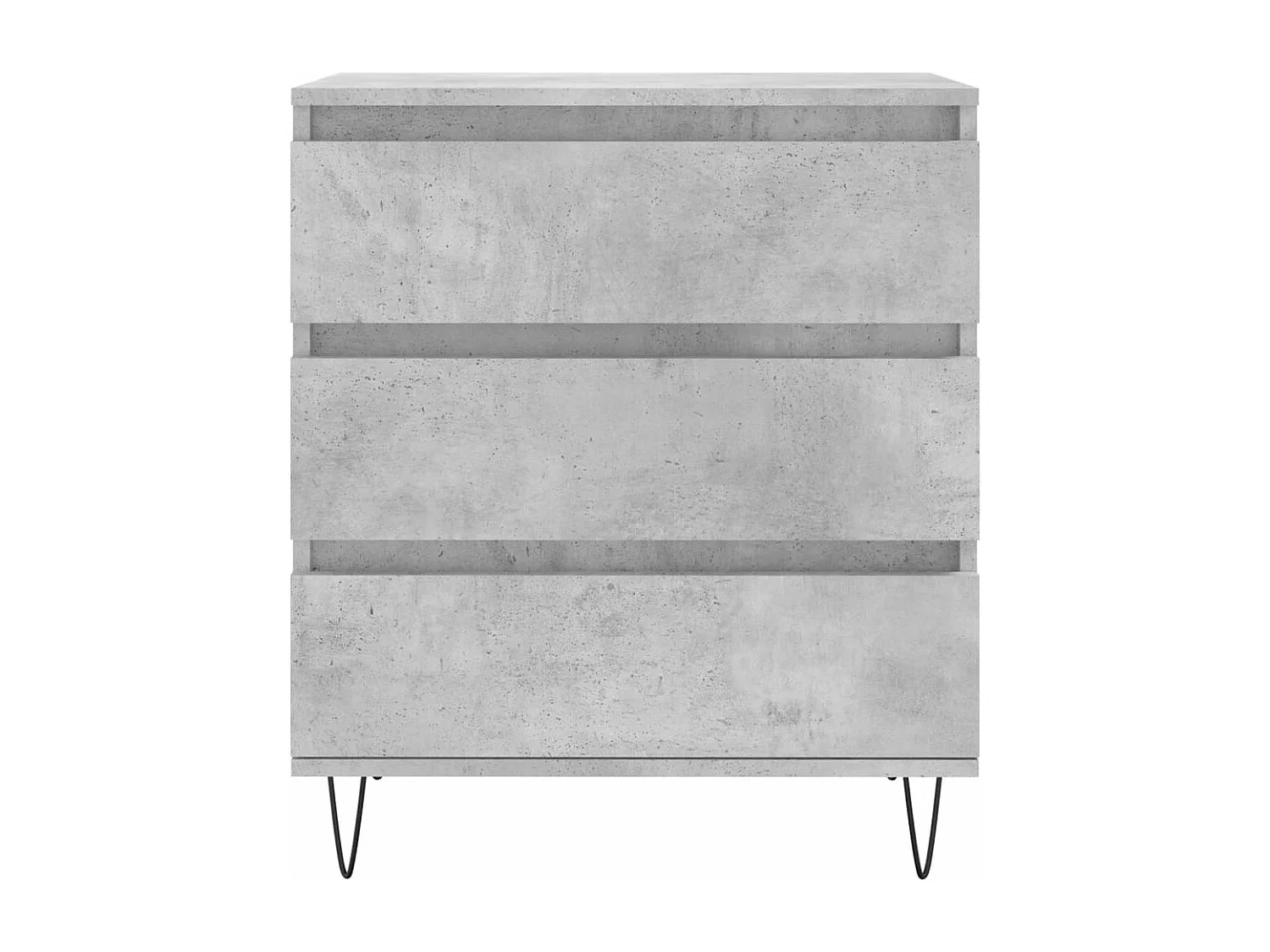 Buffet Gris béton 60x35x70 cm Bois d'ingénierie