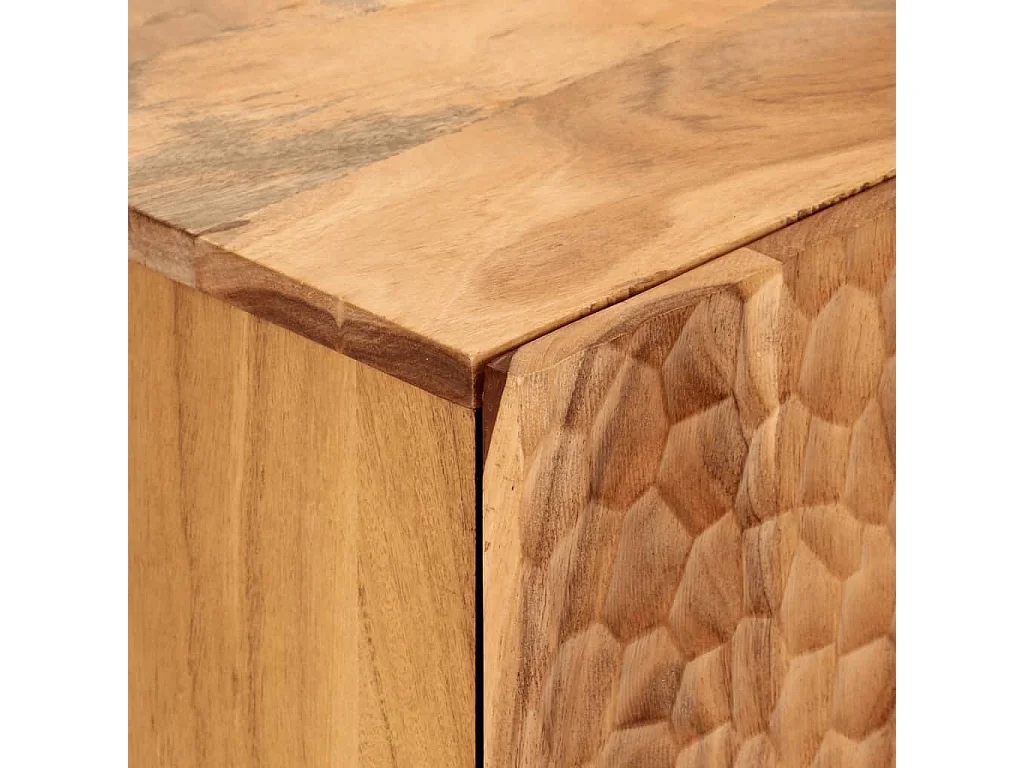 Bijzetkastukken60x33x75 cm massief acaciahout