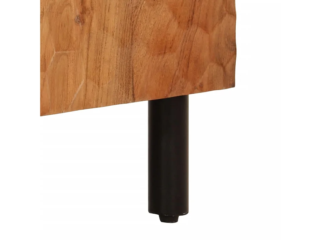 Bijzetkastukken60x33x75 cm massief acaciahout