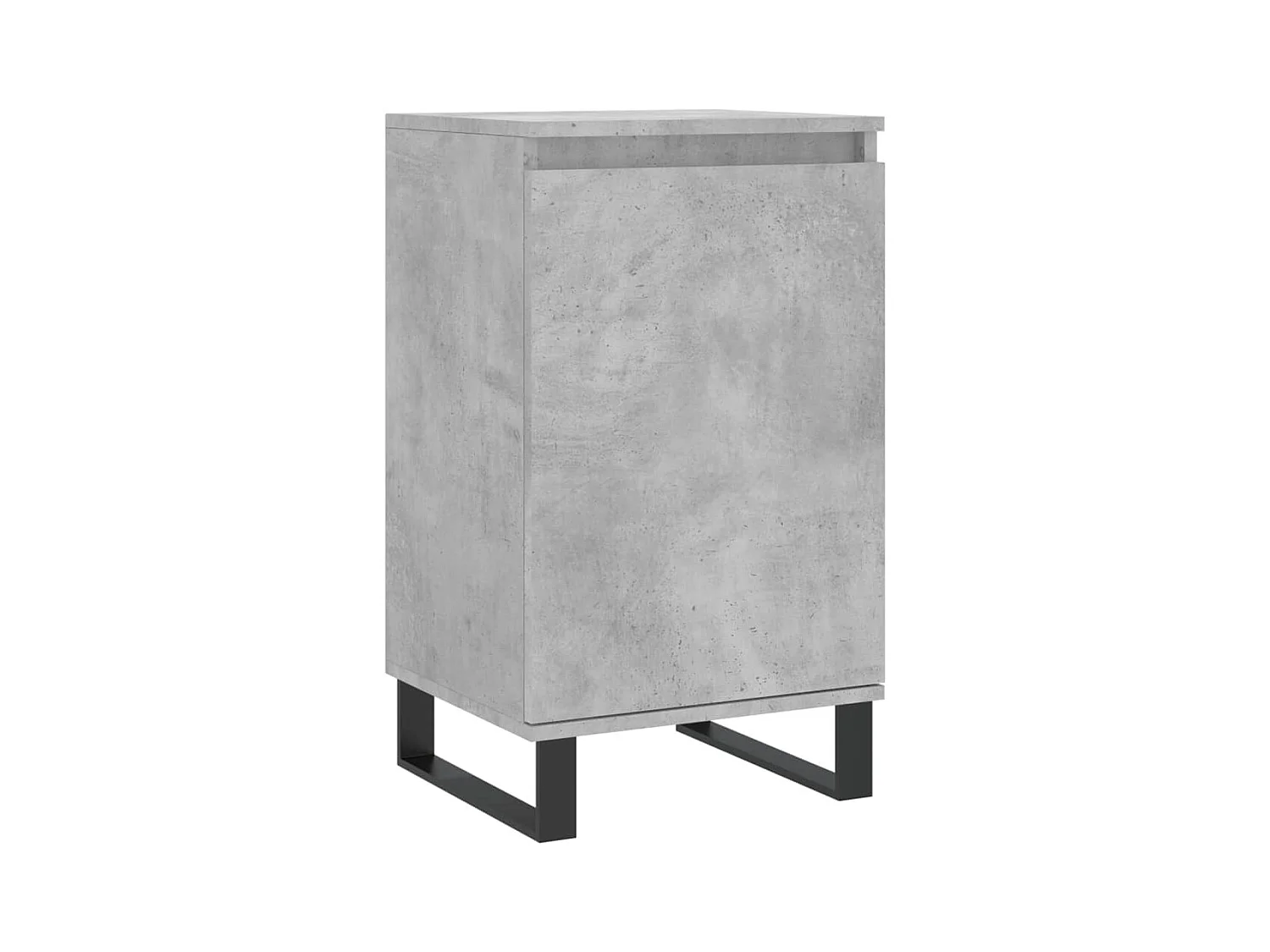 Buffets 2 pièces gris béton 40x35x70 cm bois d'ingénierie