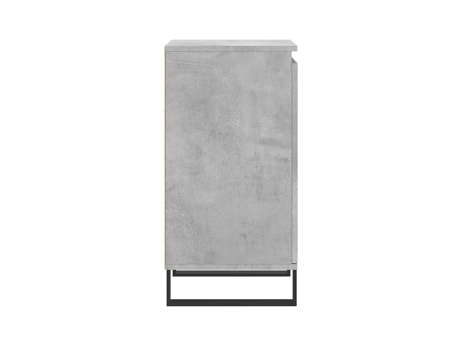 Buffets 2 pièces gris béton 40x35x70 cm bois d'ingénierie