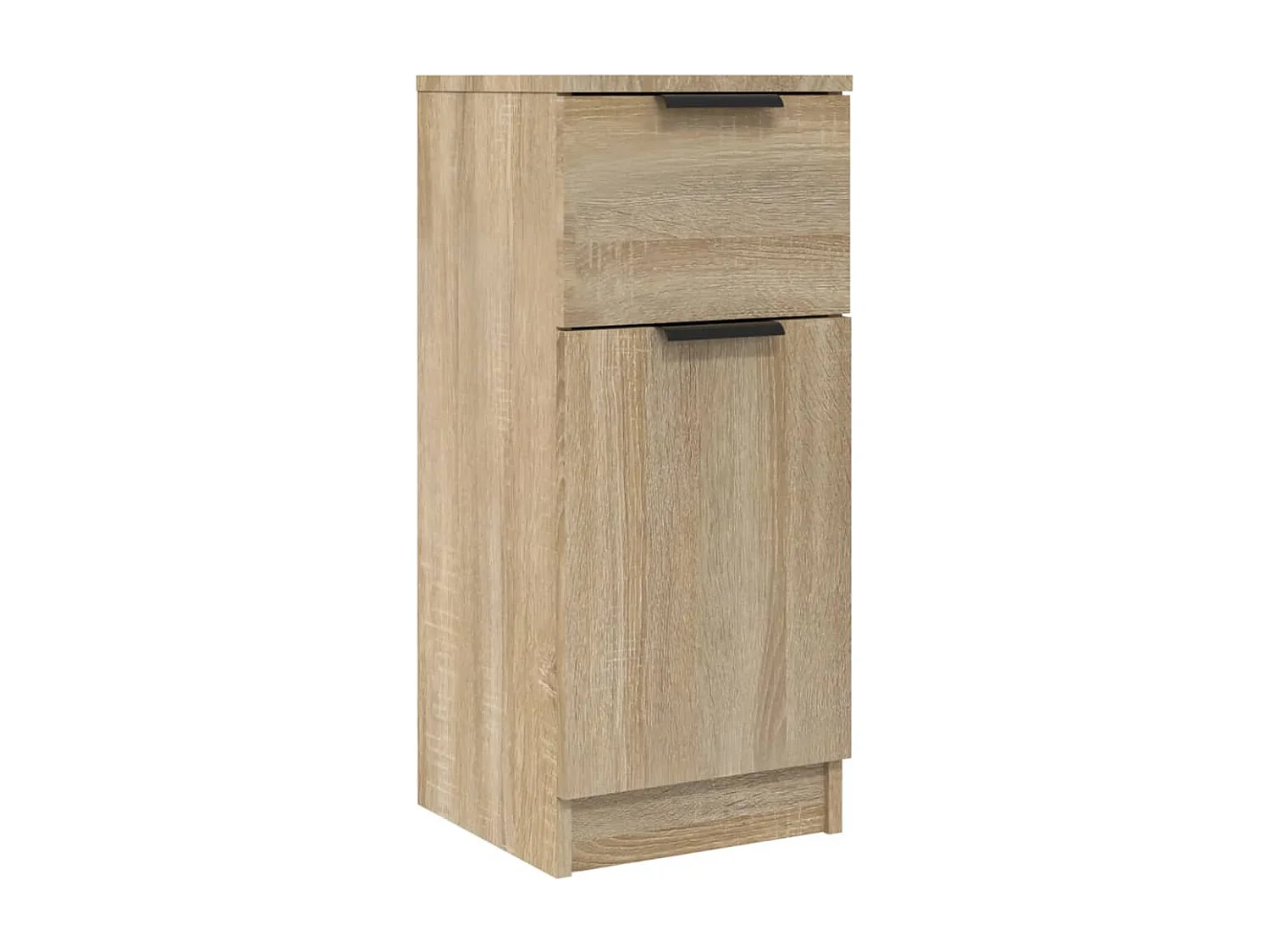 Aparador de madera contrachapada roble Sonoma 30x30x70 cm