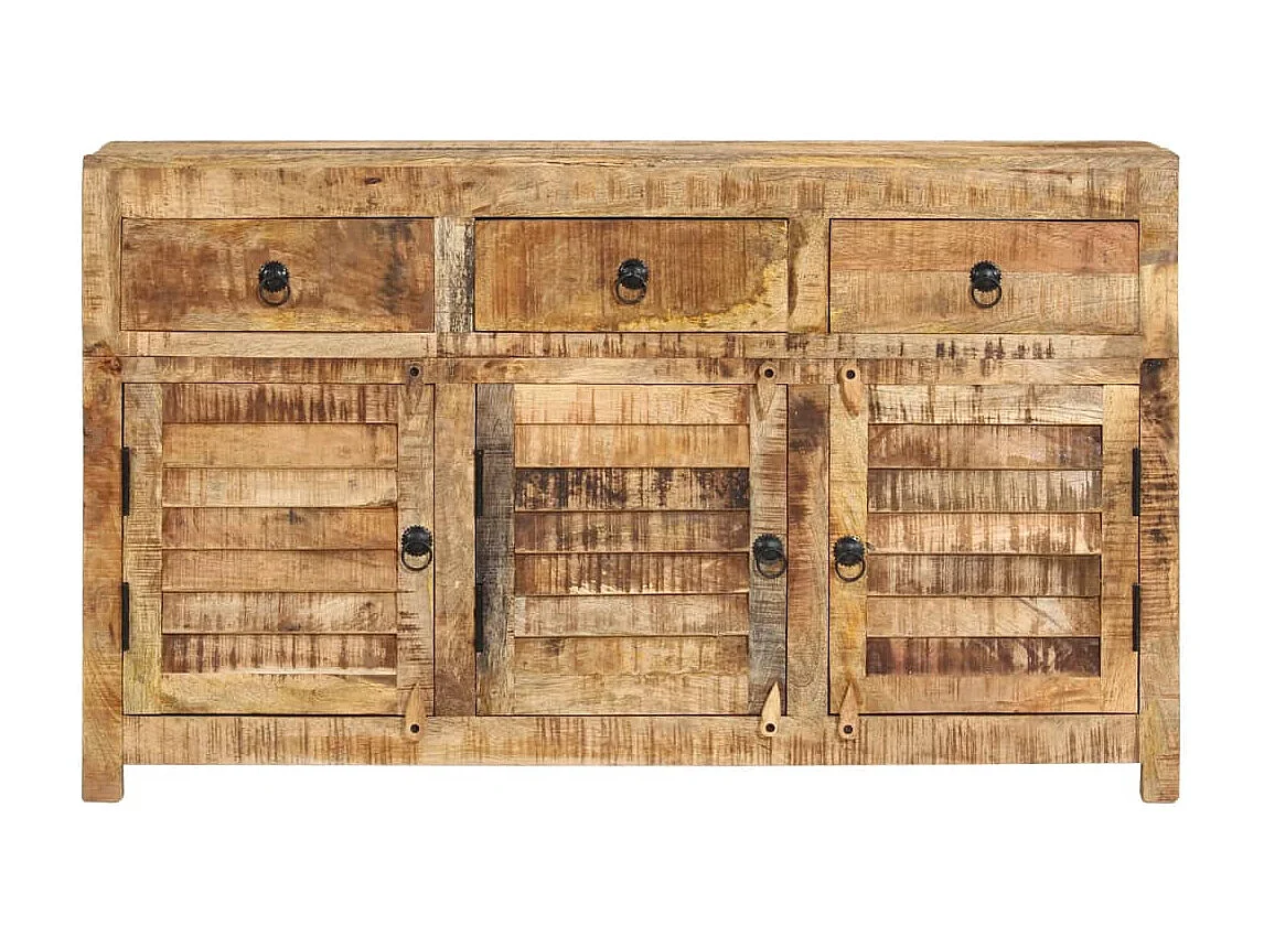 Buffet 110x30x65 cm Bois massif de manguier