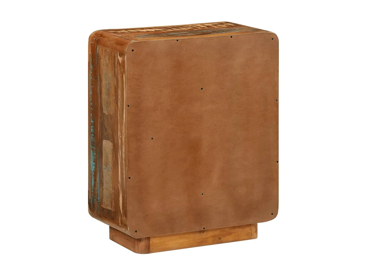 Aparador con 3 cajones de madera maciza reciclada 55x30x70 cm