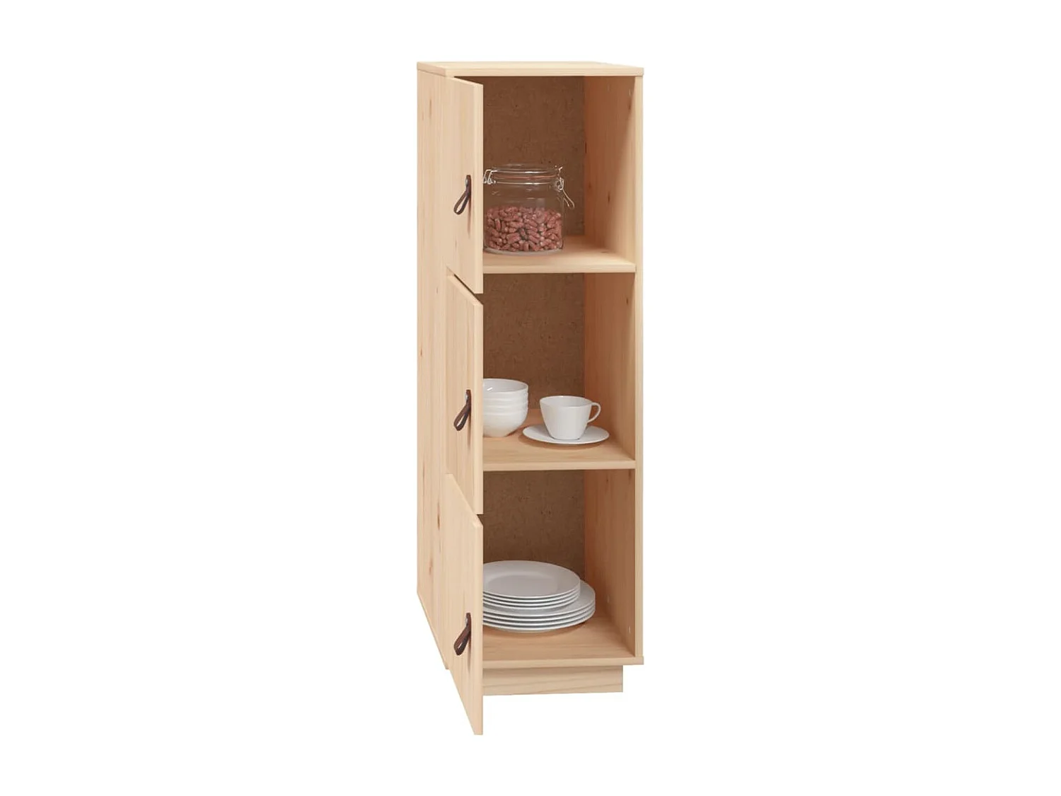 Buffet haut 34x40x108,5 cm Bois massif de pin
