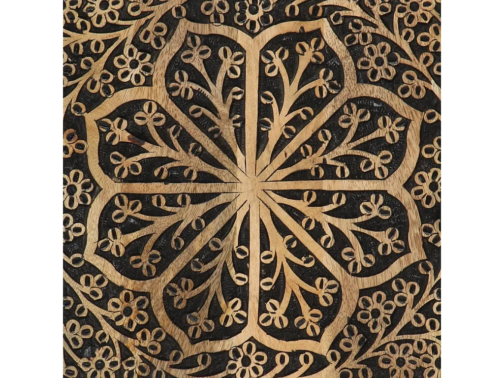 Bijzetkastukken40x33x110 cm massief mangohout