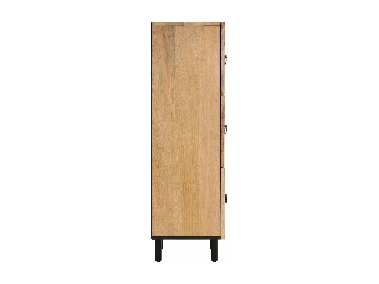 Armoire latérale 40x33x110 cm bois massif de manguier