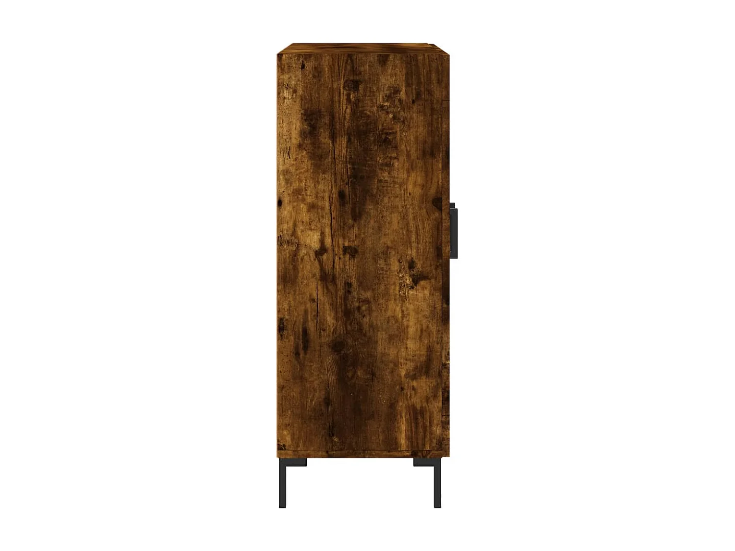 Buffet chêne fumé 69,5x34x90 cm bois d'ingénierie