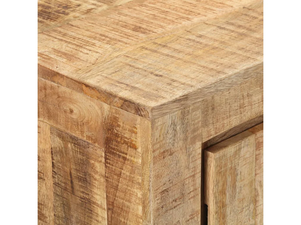Buffet 175x40x75 cm Bois de manguier brut