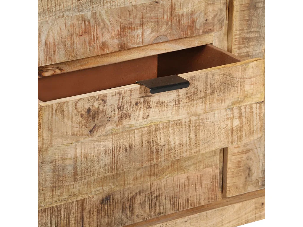 Buffet 175x40x75 cm Bois de manguier brut