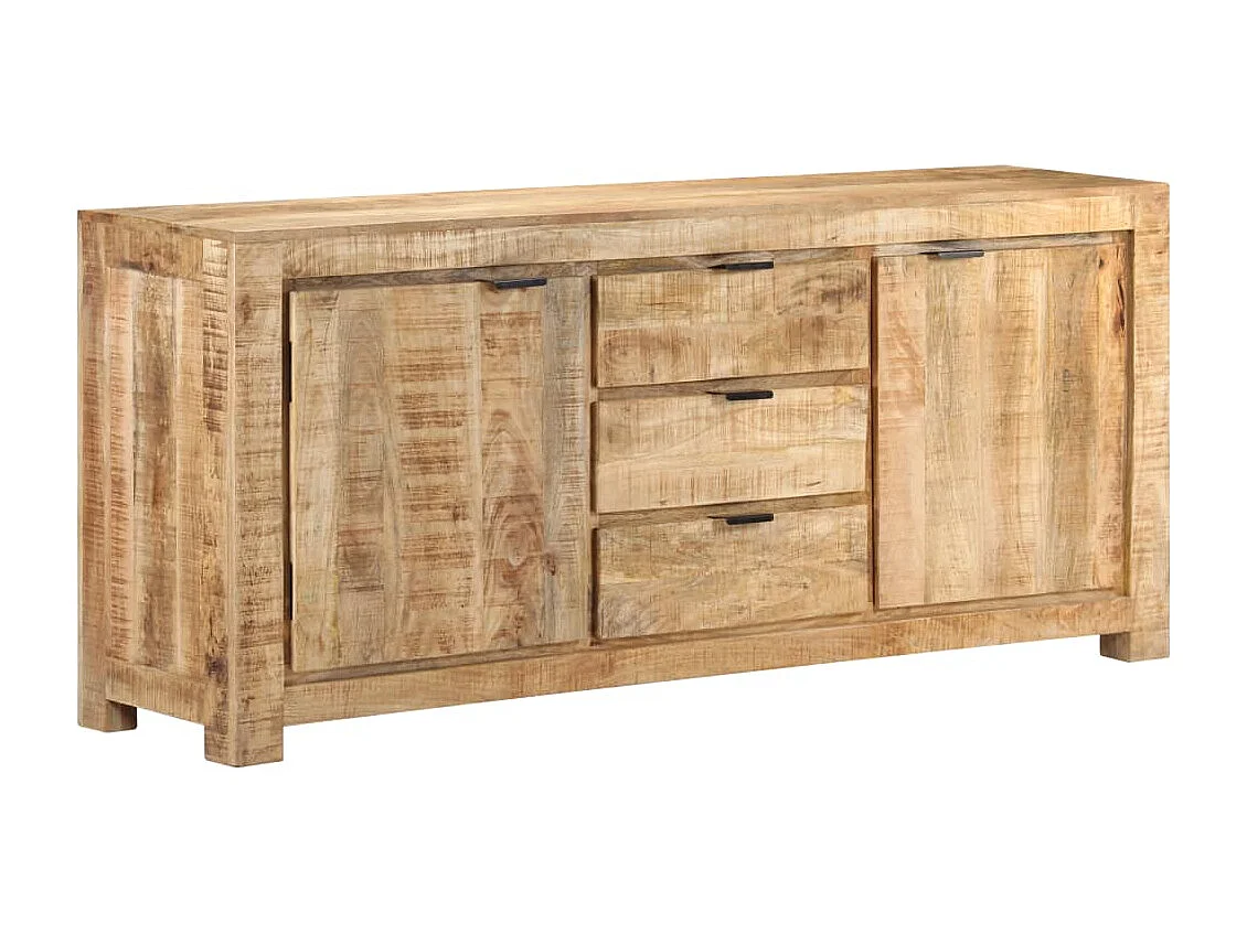 Buffet 175x40x75 cm Bois de manguier brut