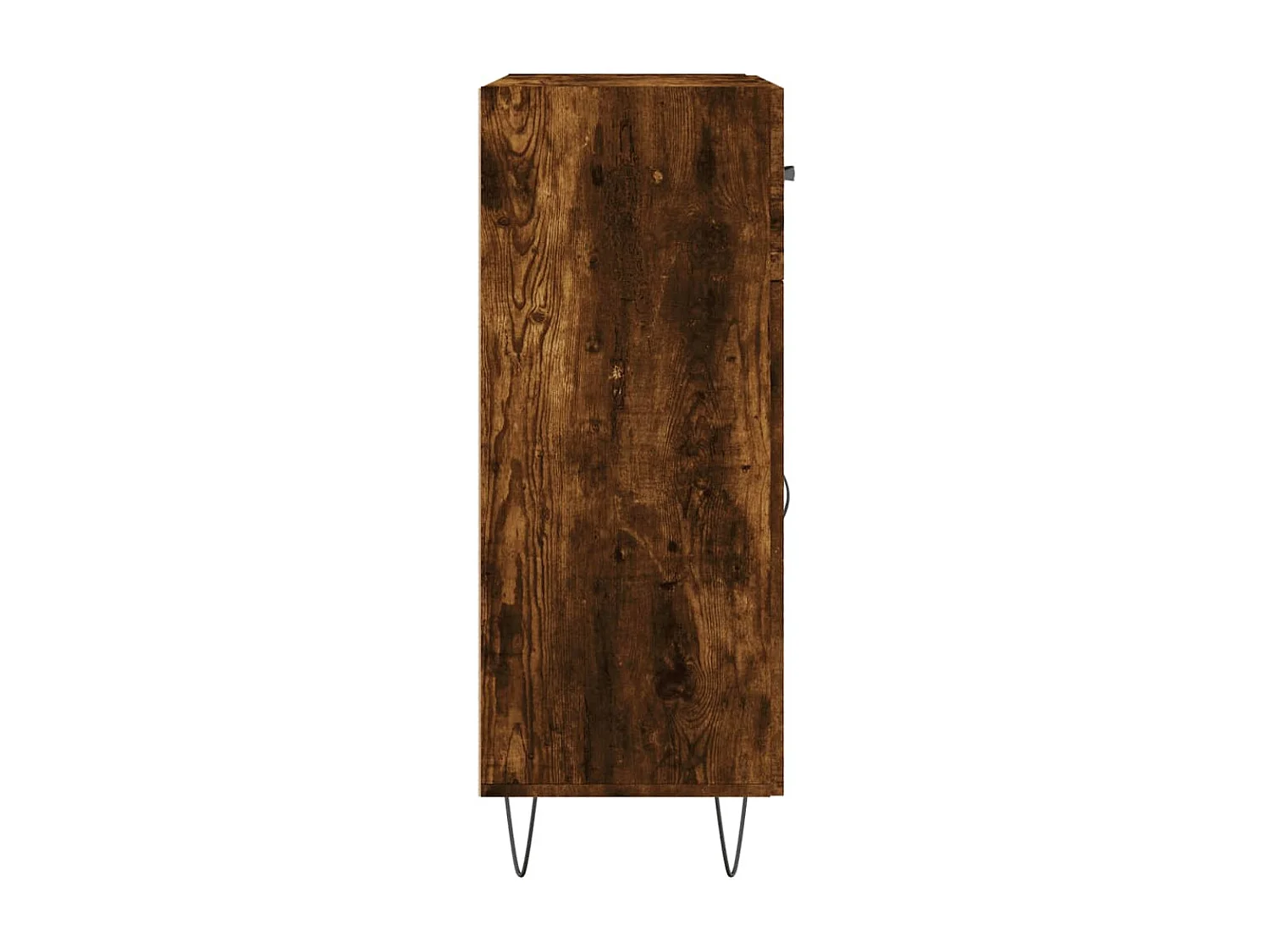 Buffet chêne fumé 69,5x34x90 cm bois d'ingénierie