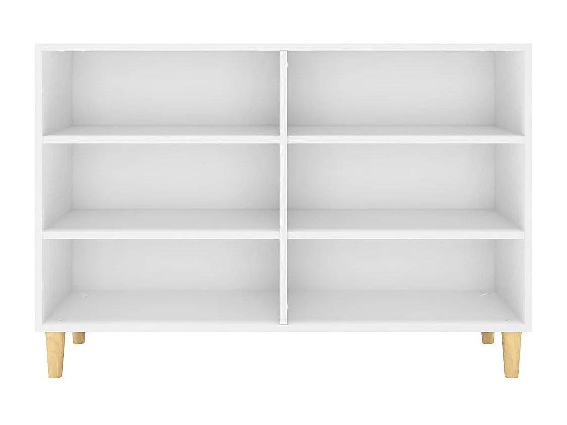 Buffet Blanc 103,5x35x70 cm Aggloméré