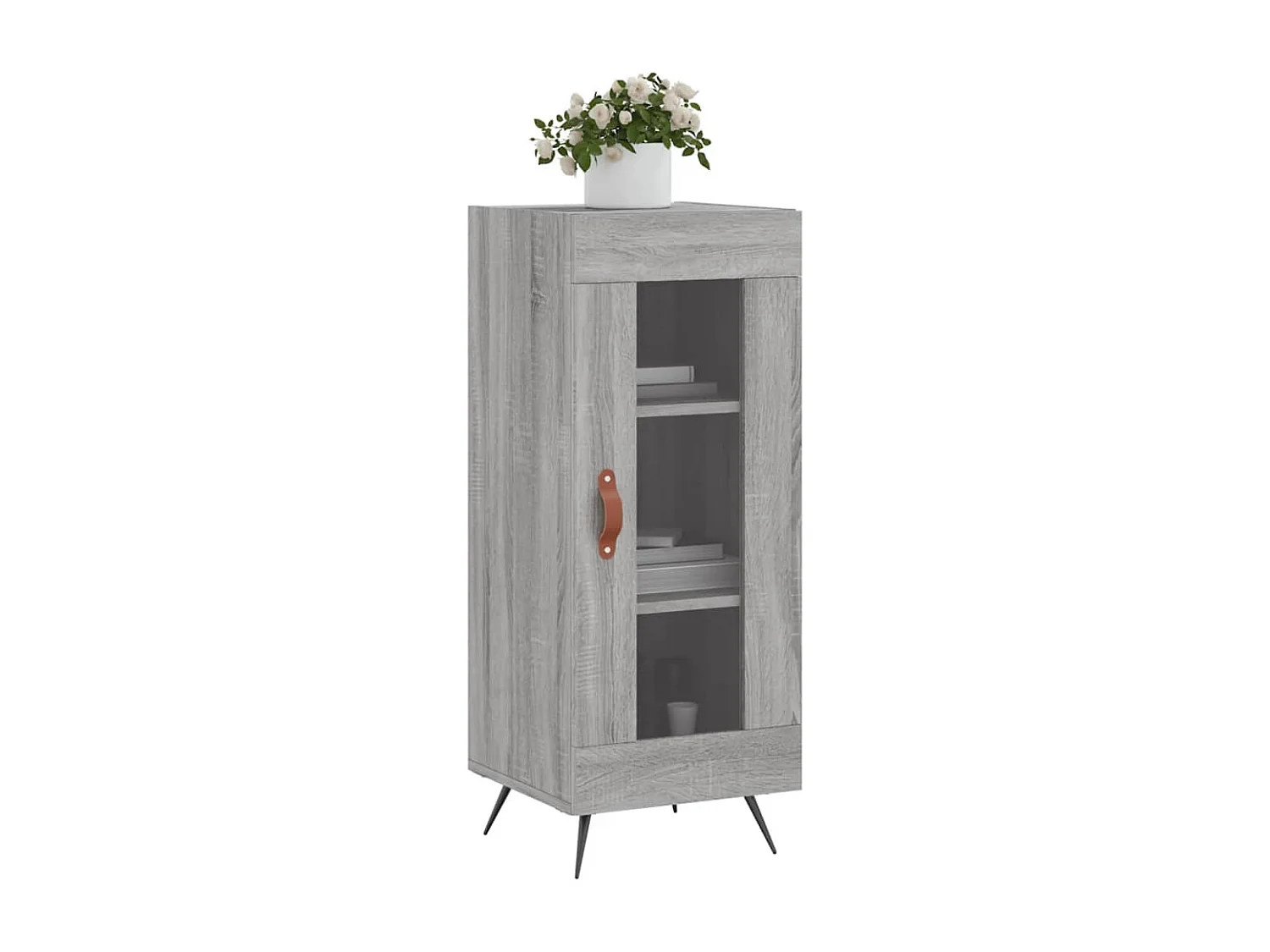 Aparador 34,5x34x90 cm derivados de madeira sonoma cinzento