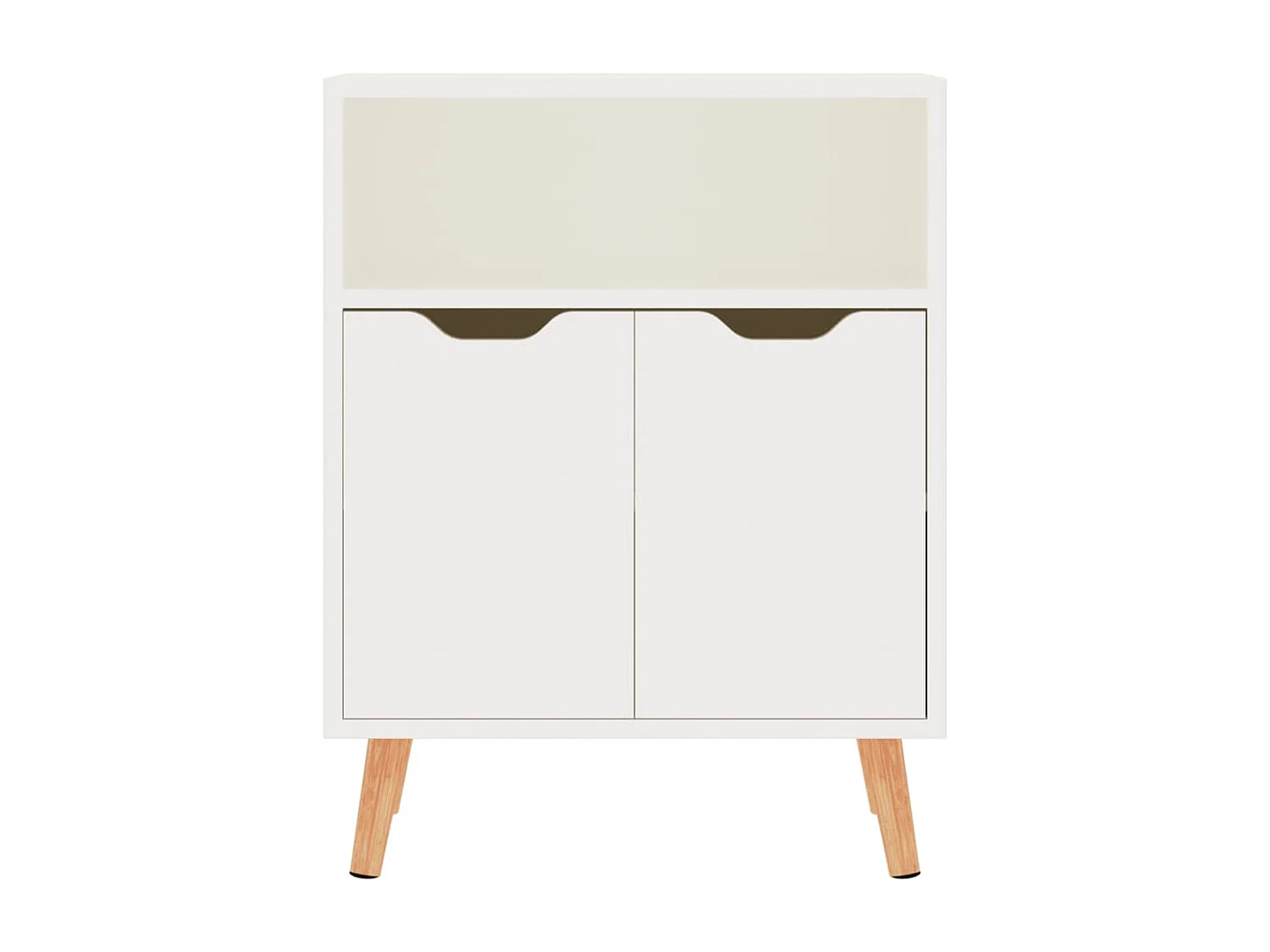 Aparador 60x30x72 cm aglomerado branco brilhante