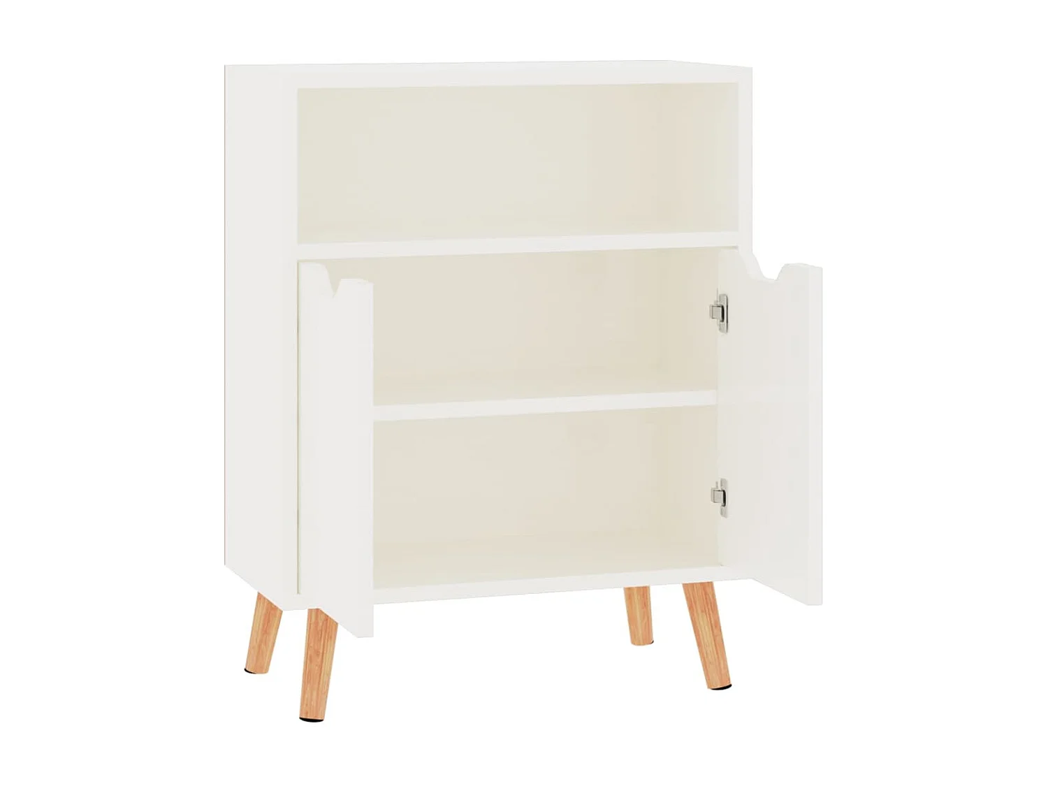 Aparador 60x30x72 cm aglomerado branco brilhante