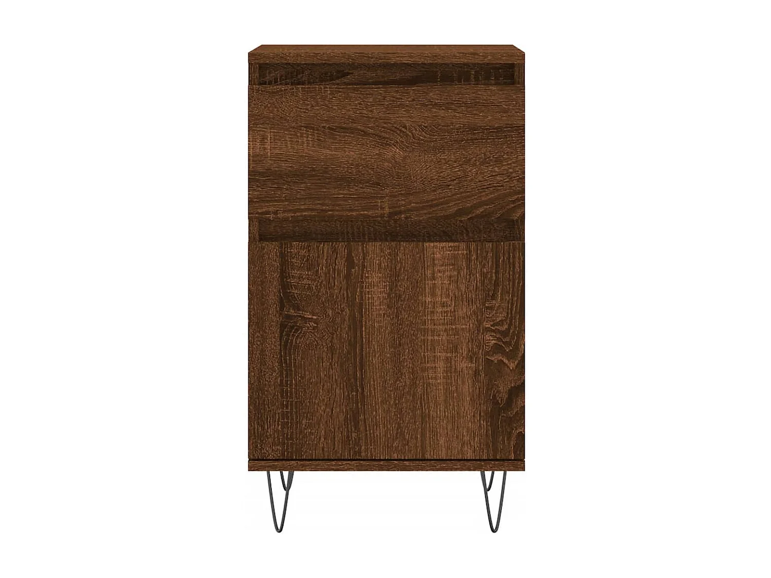 Buffets 2 pièces chêne marron 40x35x70 cm bois d'ingénierie