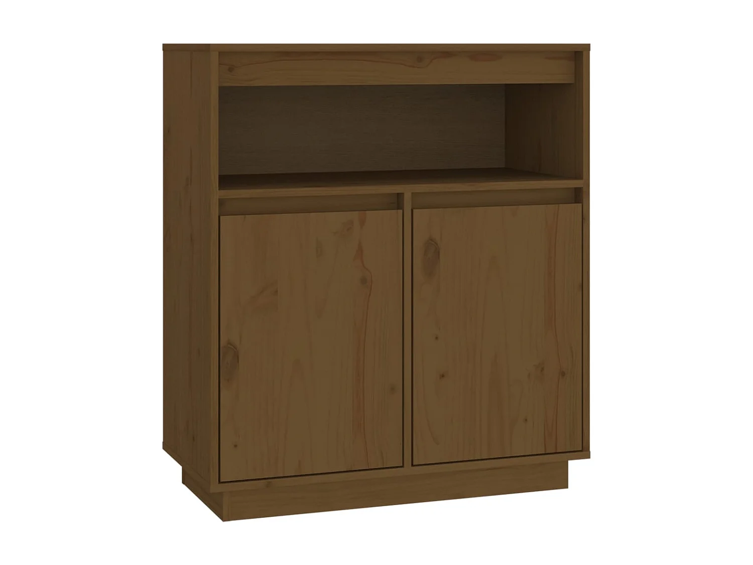 Buffet Marron miel 70x34x80 cm Bois massif de pin