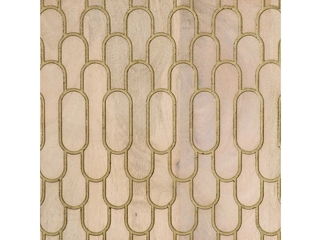 Armoire latérale 60x33x75 cm bois massif de manguier