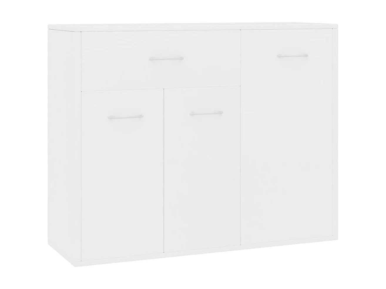 Buffet Blanc 88x30x70 cm Bois d'ingénierie