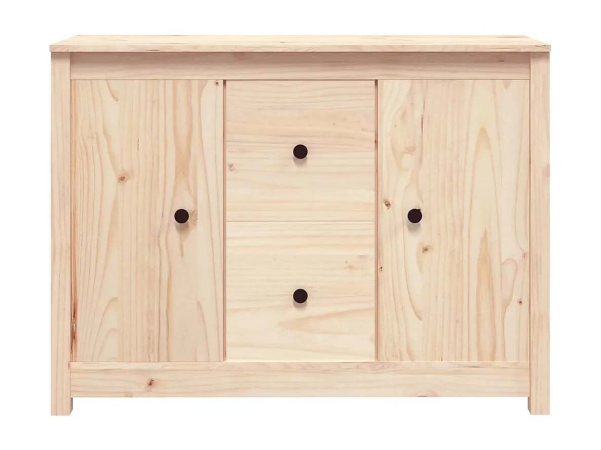 Buffet 100x35x74 cm Bois massif de pin