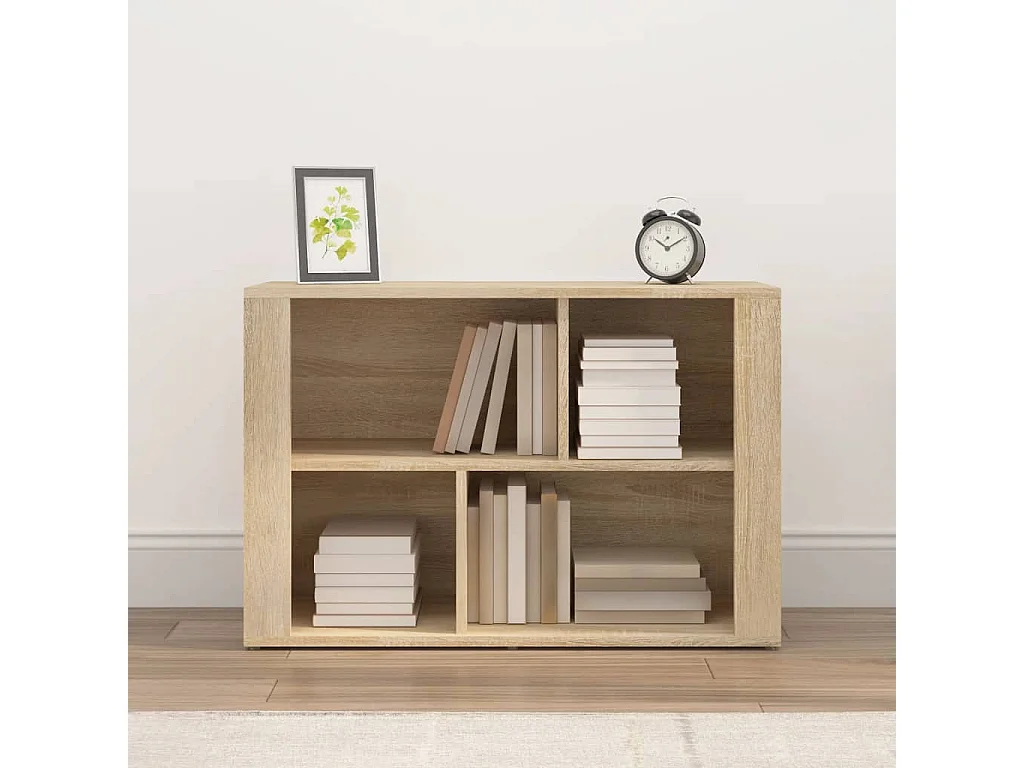 Buffet Chêne sonoma 80x30x54 cm Bois d'ingénierie