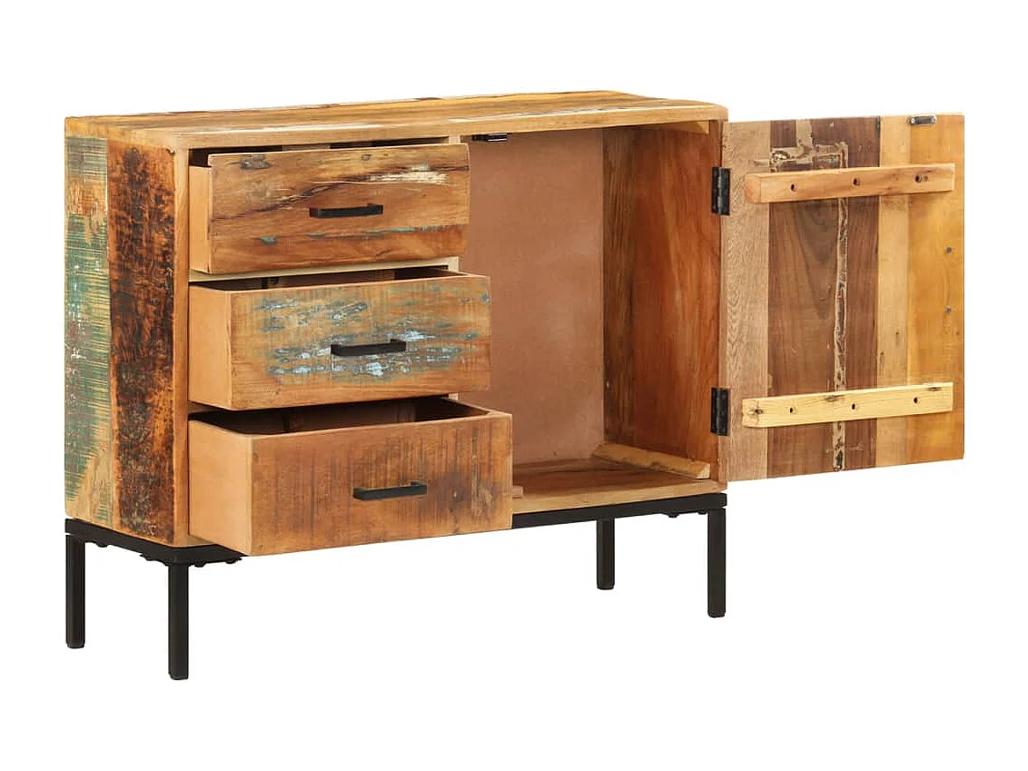 Dressoir 88x30x73 cm massief gerecycled hout