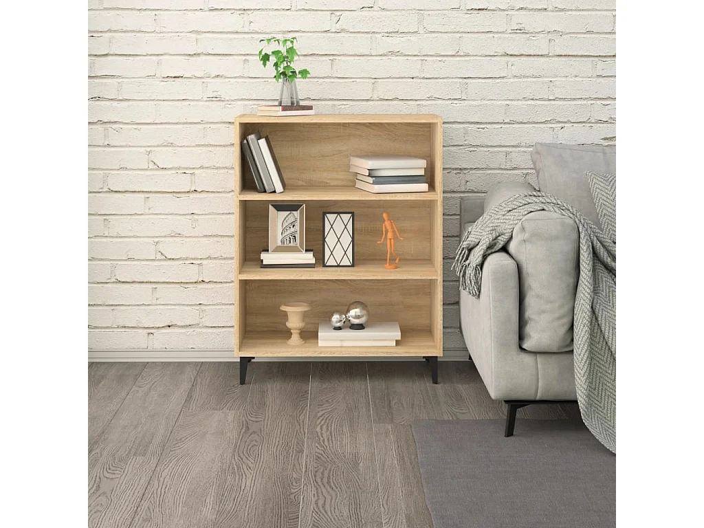 Buffet Chêne sonoma 69,5x32,5x90 cm Bois d'ingénierie