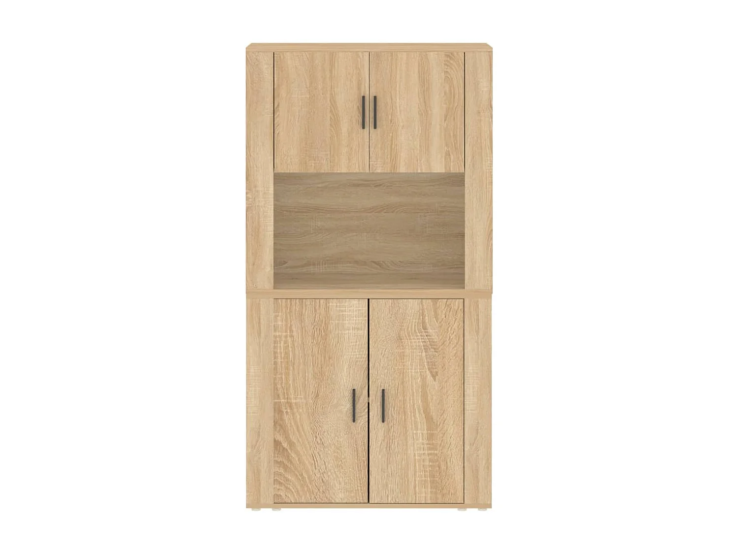 Aparador alto madera contrachapada color roble