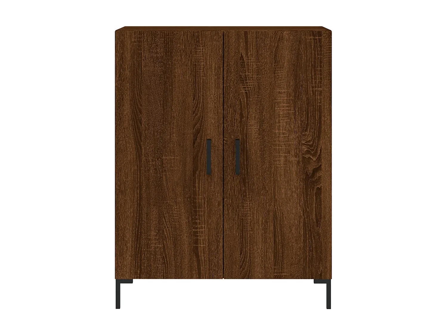 Aparador de madera de ingeniería marrón roble 69,5x34x90 cm