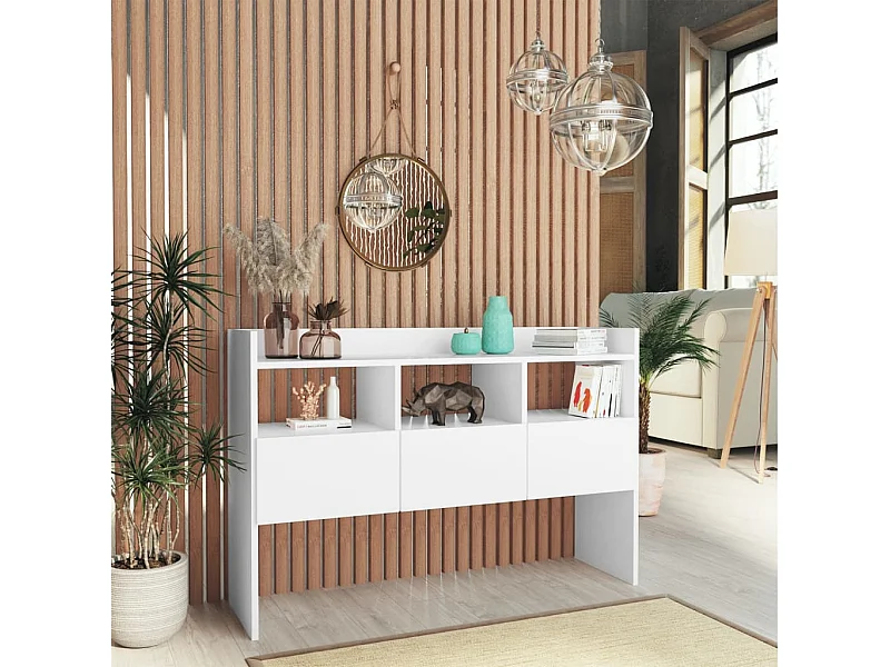 Aparador 105x30x70 cm contraplacado branco