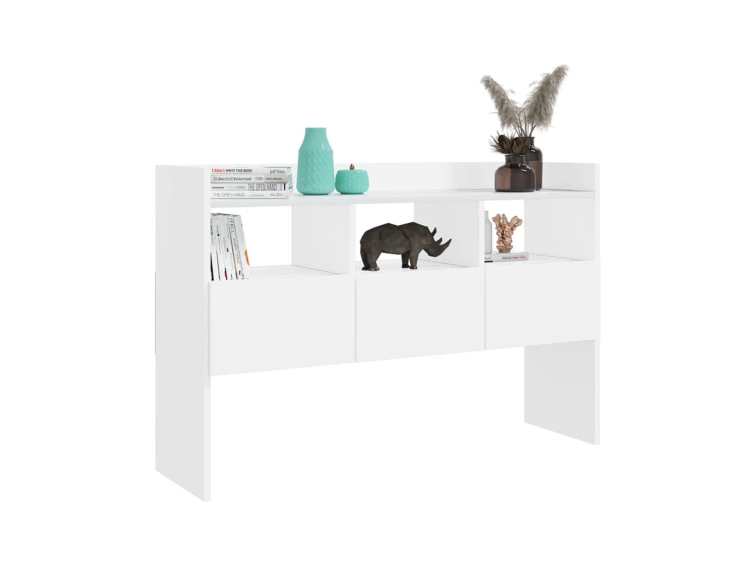 Buffet Blanc 105x30x70 cm Aggloméré