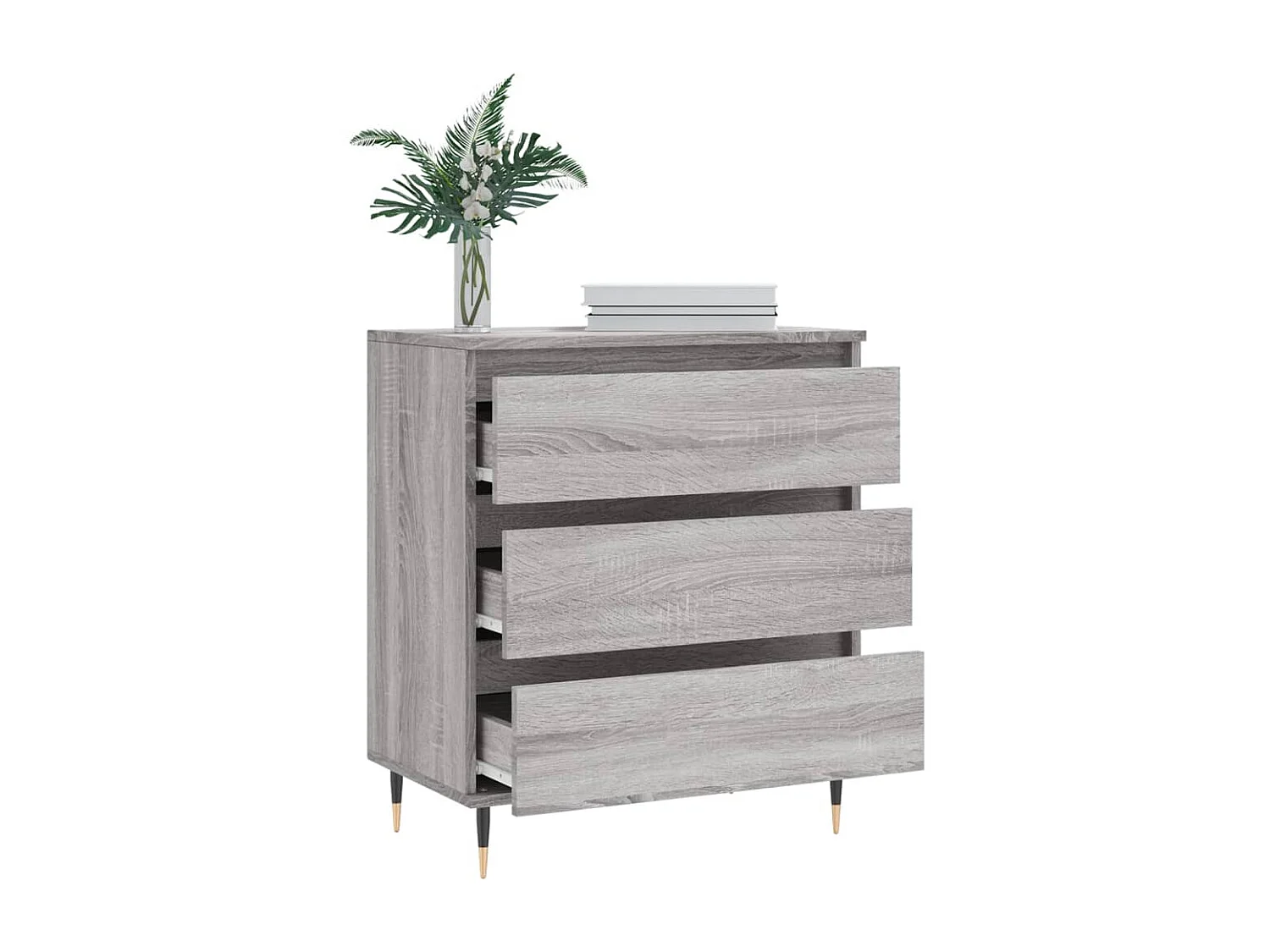 Buffet Sonoma gris 60x35x70 cm Bois d'ingénierie