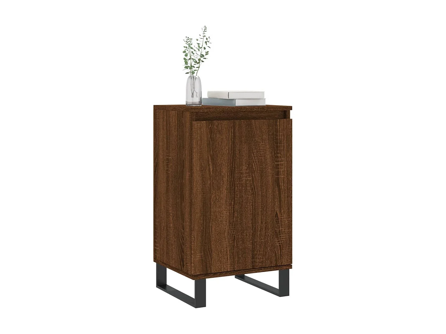 Buffets 2 pièces chêne marron 40x35x70 cm bois d'ingénierie