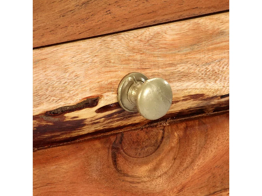 Aparador 120x35x75 cm madeira de acácia maciça