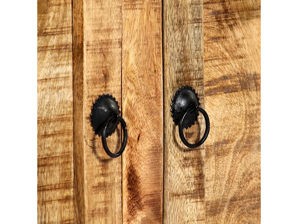 Buffet 120x35x76 cm Bois de manguier massif