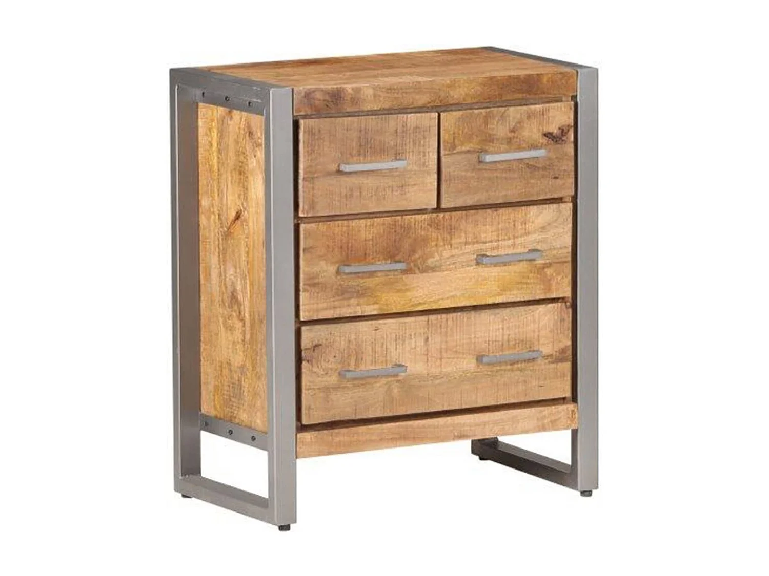 Buffet 60x35x70 cm Bois de manguier brut