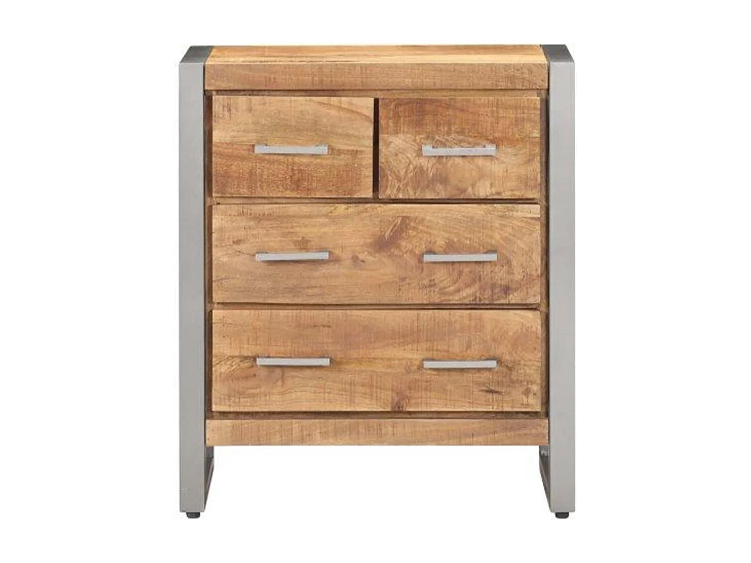 Buffet 60x35x70 cm Bois de manguier brut