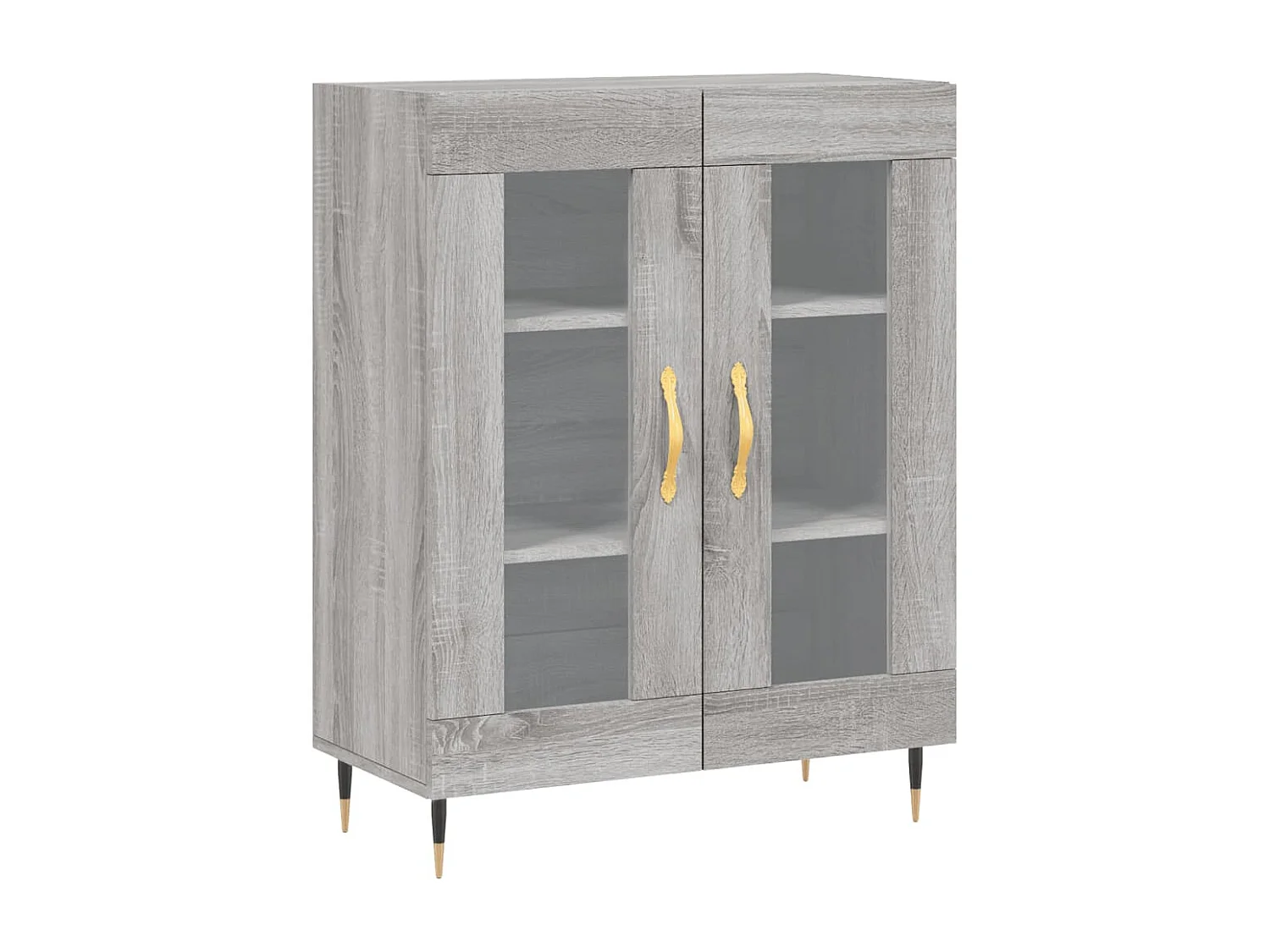 Buffet sonoma gris 69,5x34x90 cm bois d'ingénierie