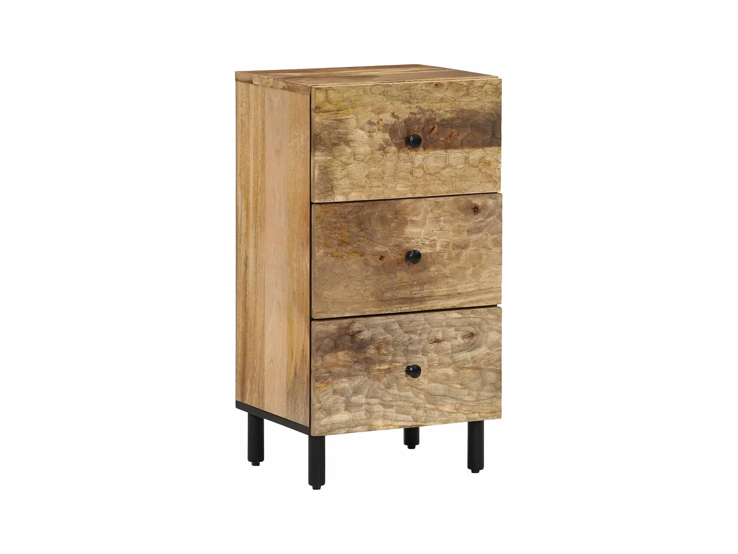 Armoire latérale 40x33x75 cm bois massif de manguier