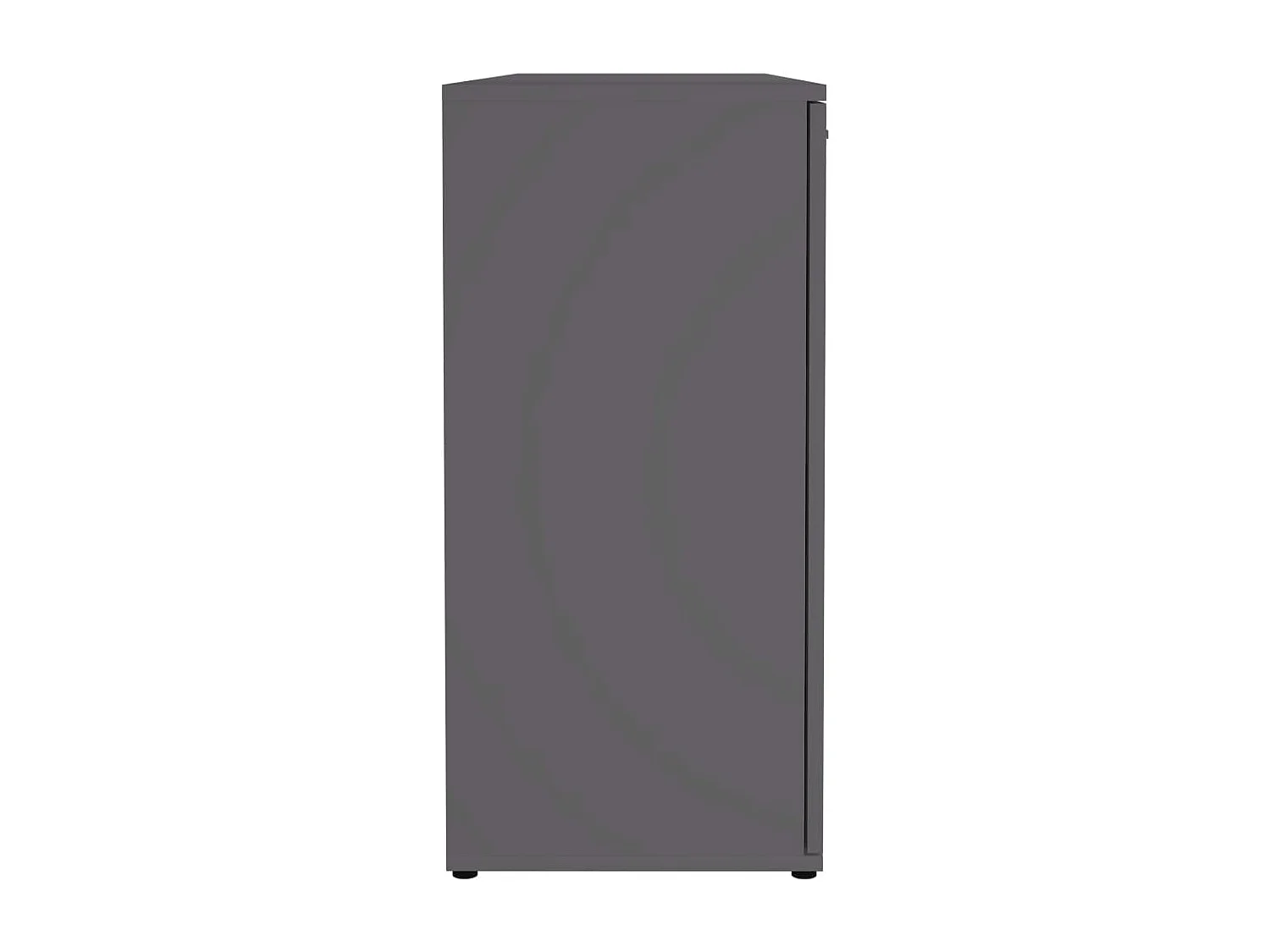 Buffet Gris 120x35,5x75 cm Aggloméré