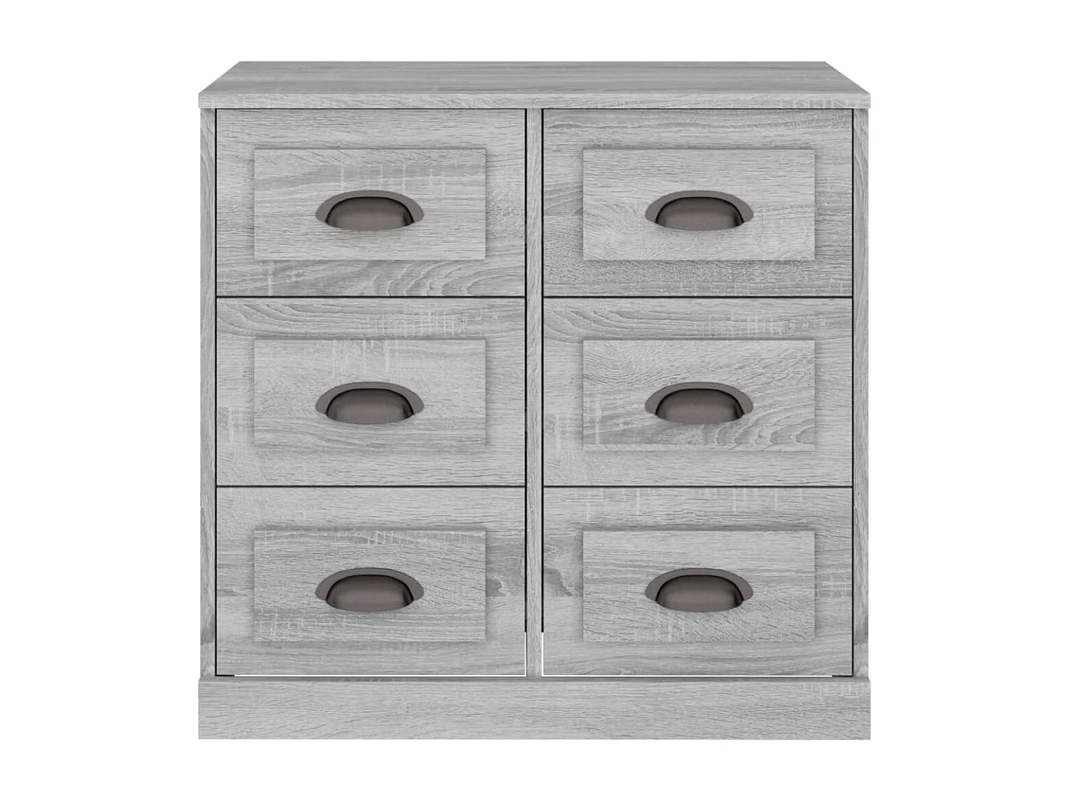 Buffet sonoma gris 70x35,5x67,5 cm bois d'ingénierie