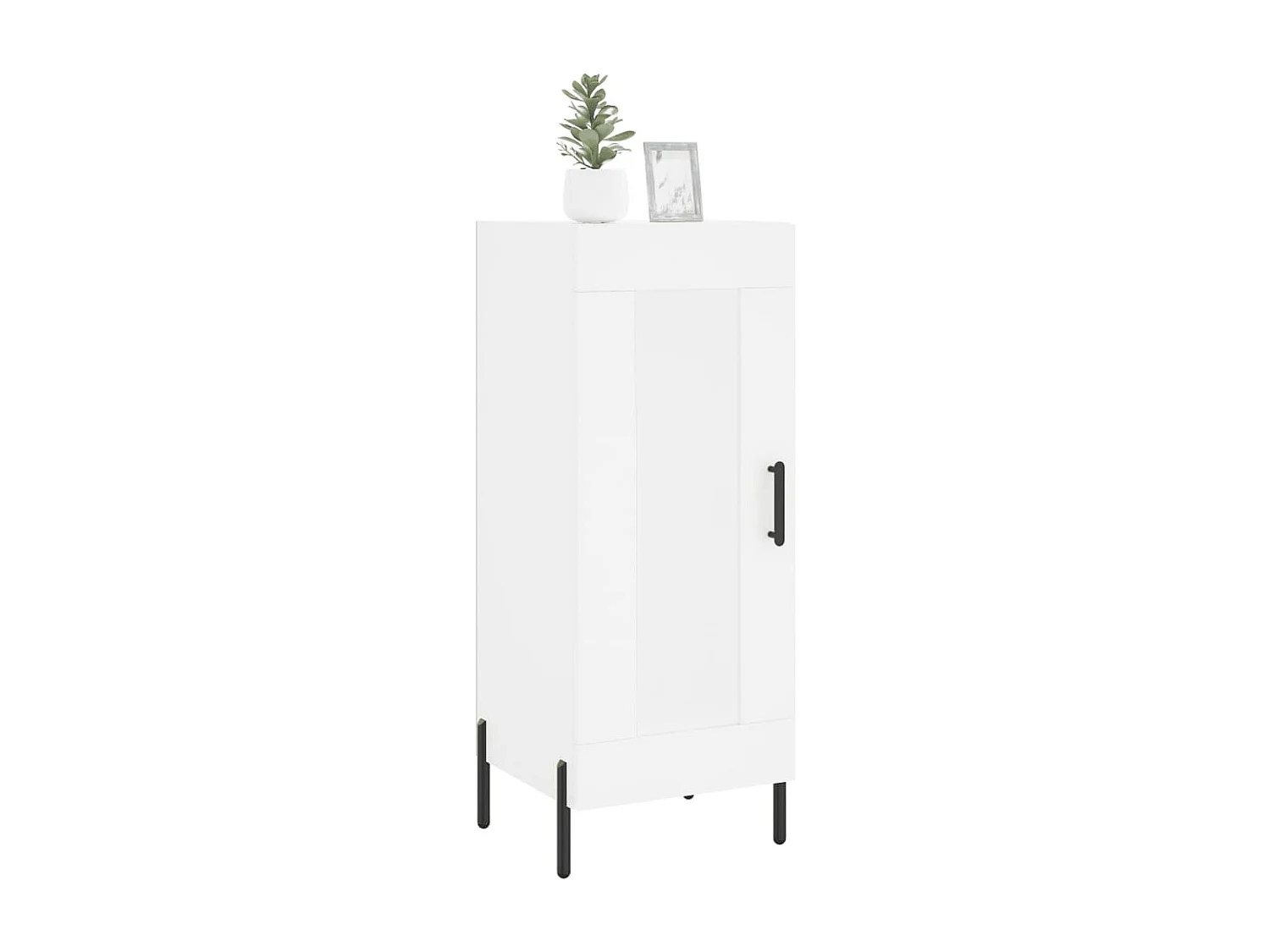 Buffet blanc 34,5x34x90 cm bois d'ingénierie