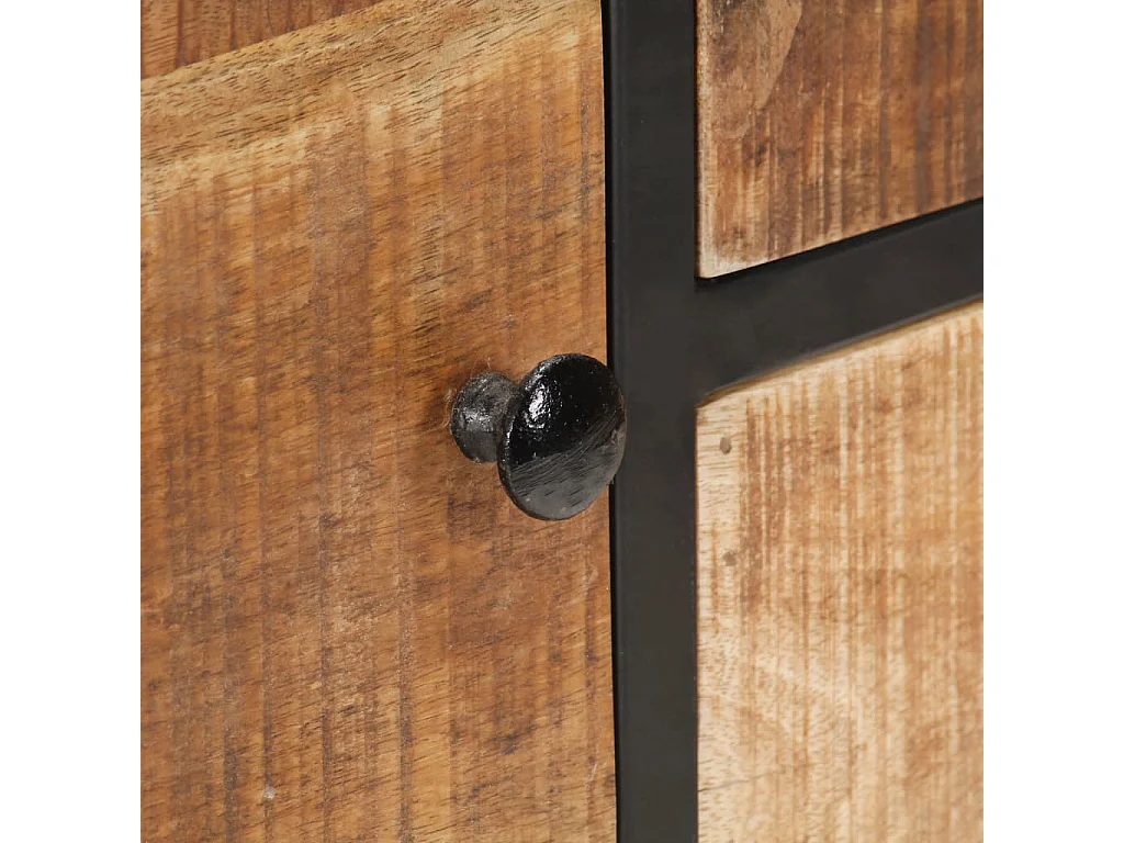 Buffet 85x30x80 cm Bois de manguier brut