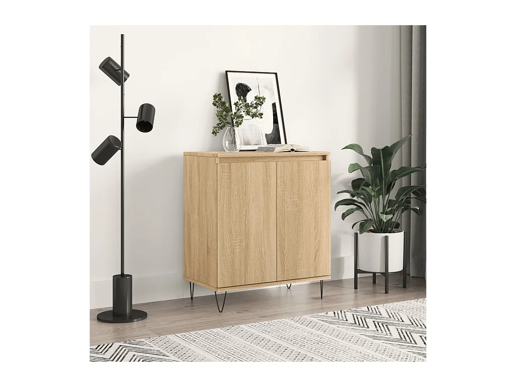 Buffet Chêne sonoma 60x35x70 cm Bois d'ingénierie